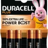 Duracell Batterij AA Alkaline Plus Power Boost 4 stuks