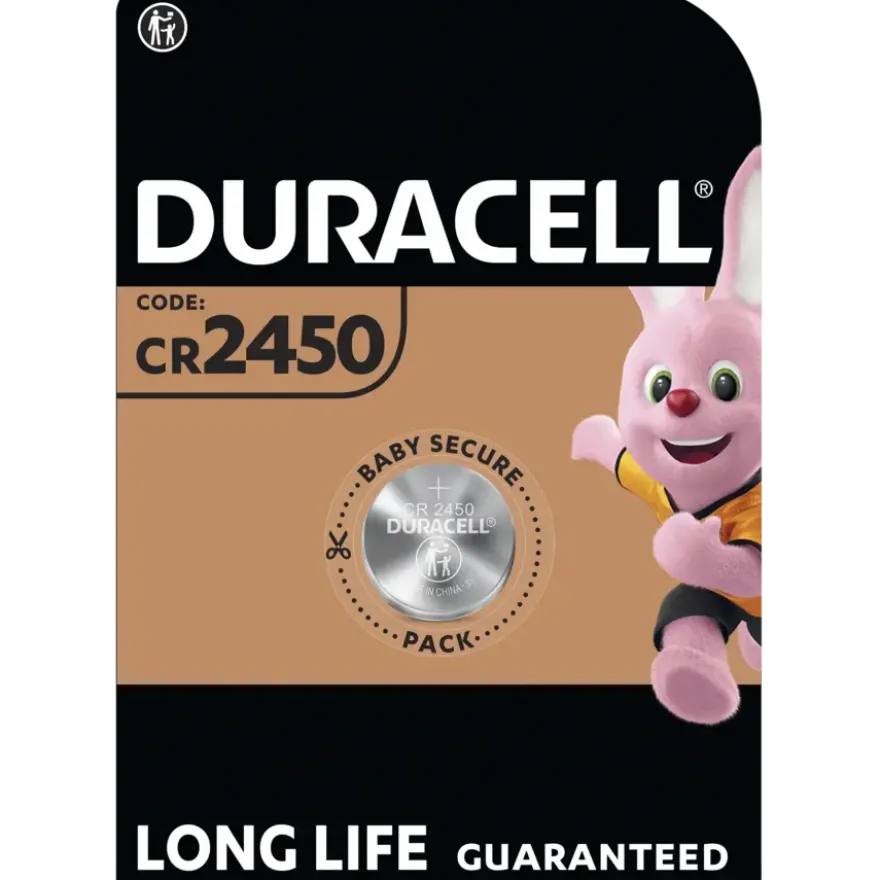 Duracell Batterij CR2450 Lithium-knoopcelbatterij 3V
