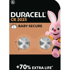 Duracell Batterij CR2025 Lithium-knoopcelbatterij 3V 2 stuks