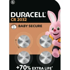 Duracell Batterij CR2032 Lithium-knoopcelbatterij 3V 4 stuks