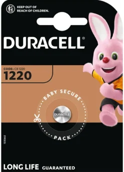 Duracell Batterij CR1220 Lithium knoopcelbatterij