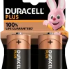Duracell Batterij D Alkaline Plus 2 stuks