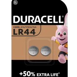 Duracell Batterij LR44 Alkaline-knoopcel alkaline 1,5V 2 stuks