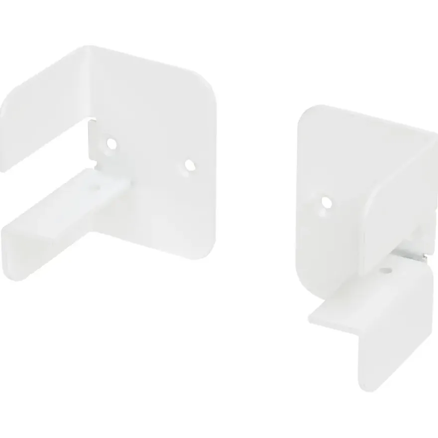 Duraline clip mat wit 6,5x5x5 cm 2 stuks