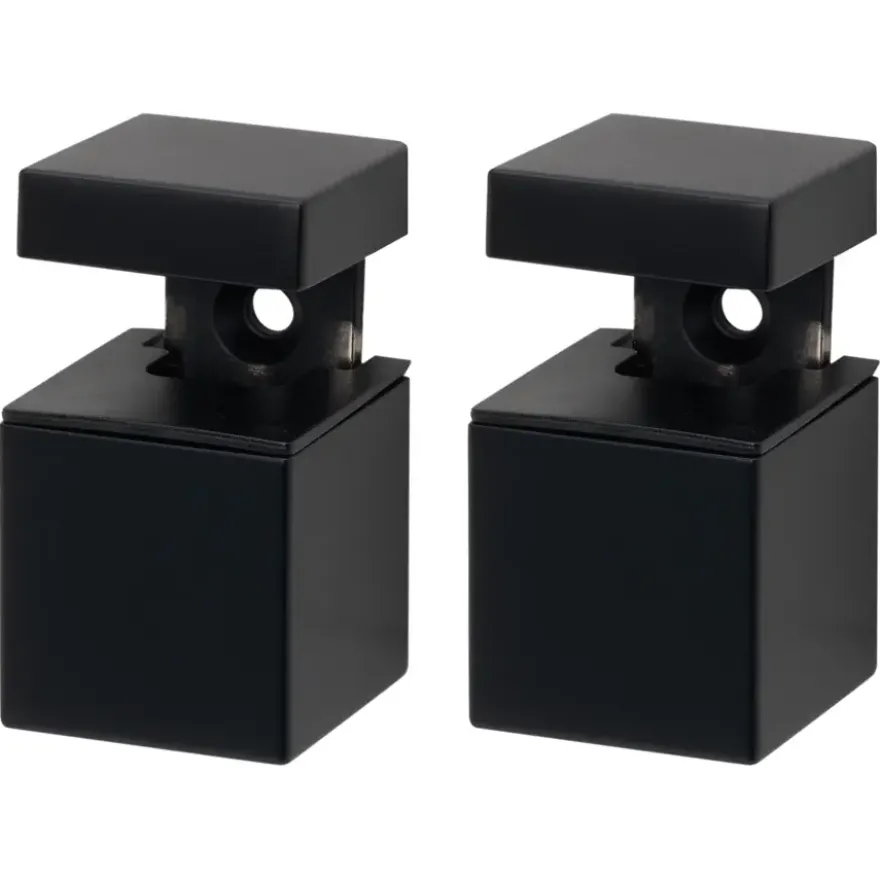 Duraline clip mat zwart set 2 stuks