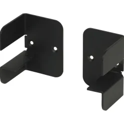 Duraline clip mat zwart 6,5x5x5 cm 2 stuks