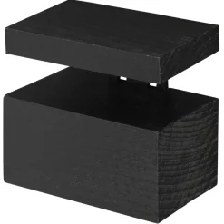 Duraline clip maxi zwart hout 6,3x8x5 cm