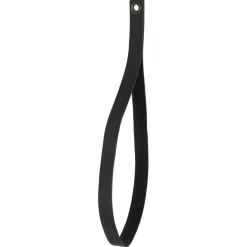 Duraline leren band zwart 100 cm