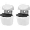 Duraline plankdrager clip mat wit 2 stuks