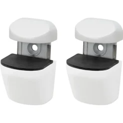 Duraline plankdrager clip mat wit 2 stuks