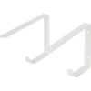 Duraline plankdrager haak wit 22x14,5 cm 2 stuks