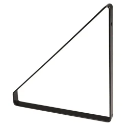 Duraline plankdrager metaal zwart 2 stuks