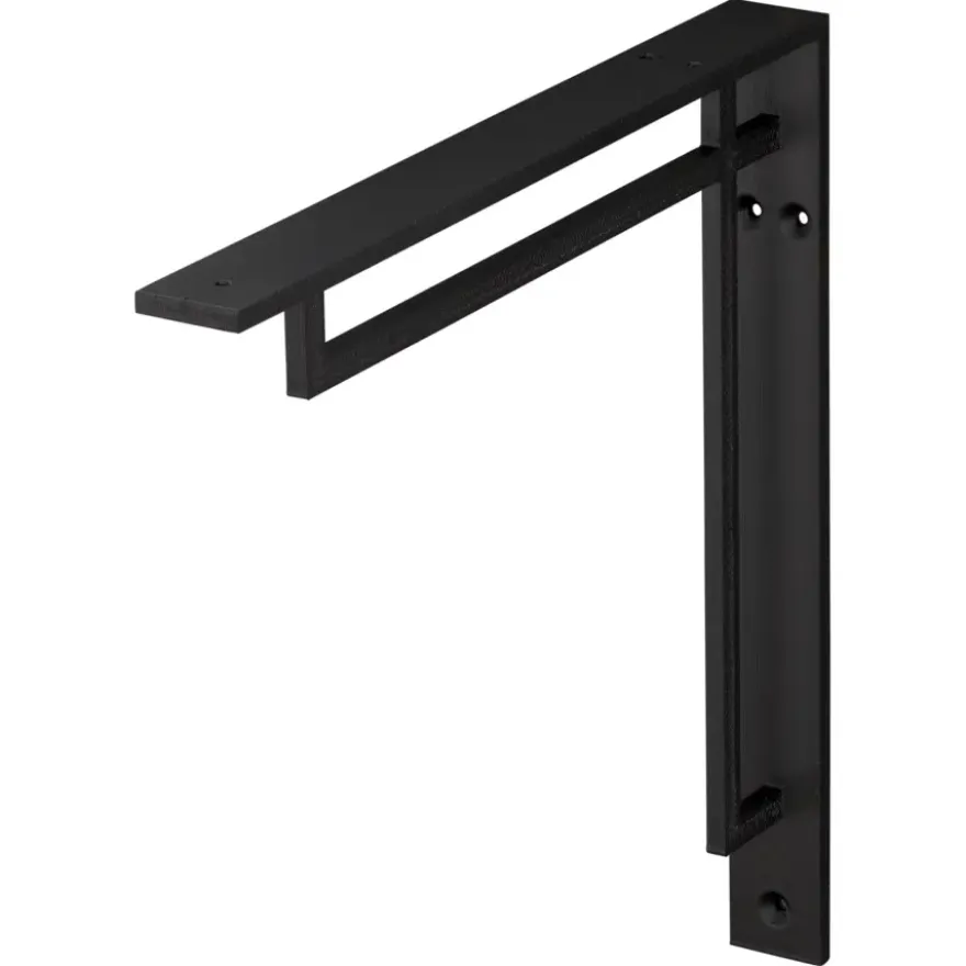 Duraline plankdrager model A zwart 19x19 cm