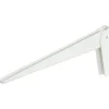 Duraline plankdrager opvouwbaar wit metaal 40 x 40 cm