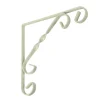 Duraline plankdrager ornament wit 15x15 cm