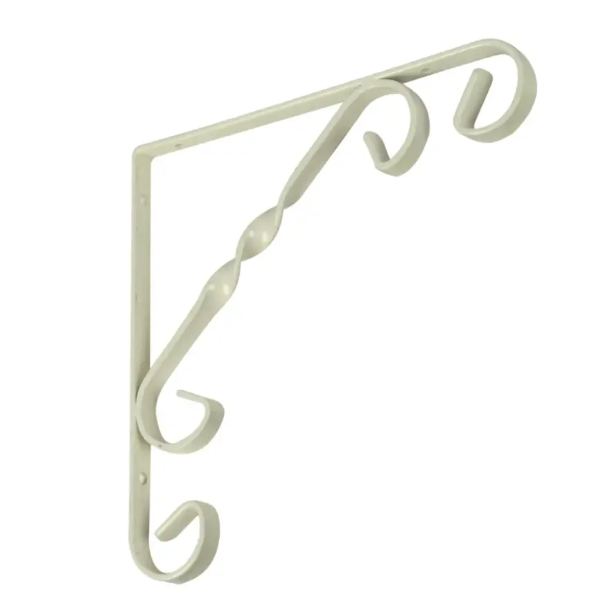 Duraline plankdrager ornament wit 15x15 cm