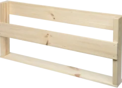 Duraline tijdschriftenrek onbehandeld vuren 29x58x7 cm (hxbxd)