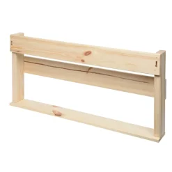 Duraline tijdschriftenrek onbehandeld vuren 29x58x7 cm (hxbxd)