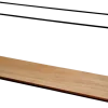 Duraline wandbox hout/zwart 60 cm