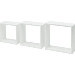 Duraline wandkubus wit set van 3 stuks