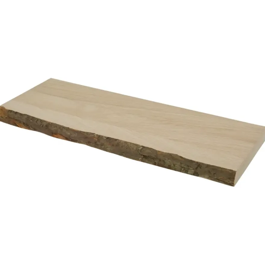 Duraline wandplank eikenfineer met schors 60x23,5 cm 38 mm