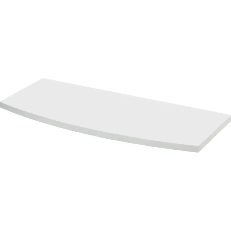 Duraline wandplank gebogen XS2 wit hout 60x23,5 cm 18 mm