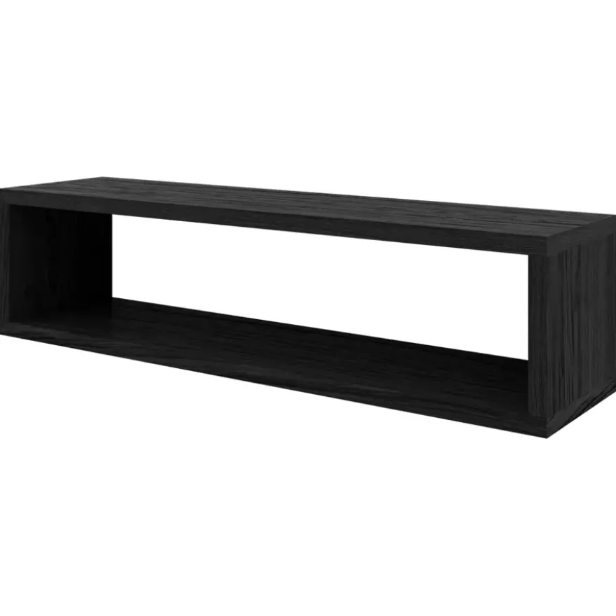 Duraline wandplank model-O zwart eik 60x15x15 cm