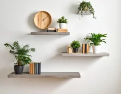 Duraline wandplank XL4 eik grijs 60x23,5 cm 38 mm