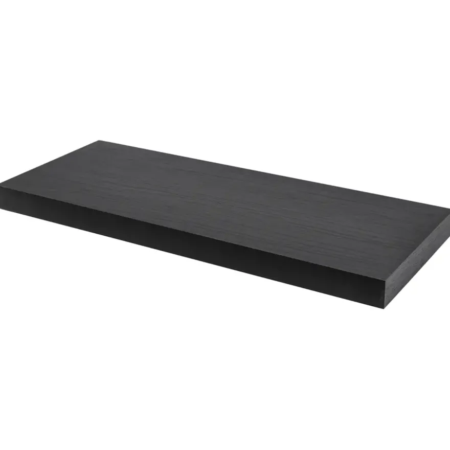 Duraline wandplank XL4 zwart eiken 60x23,5 cm 38 mm