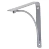 Duraline wandplankdrager 19,5 x 19,5 cm zilver