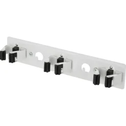 Duraline bezemhouder zwart 36x7x6 cm