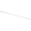 Duraline bovenrail wit 130 cm t.b.v. Duraline opbergsysteem hangend