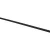Duraline bovenrail zwart 130 cm t.b.v. Duraline opbergsysteem hangend