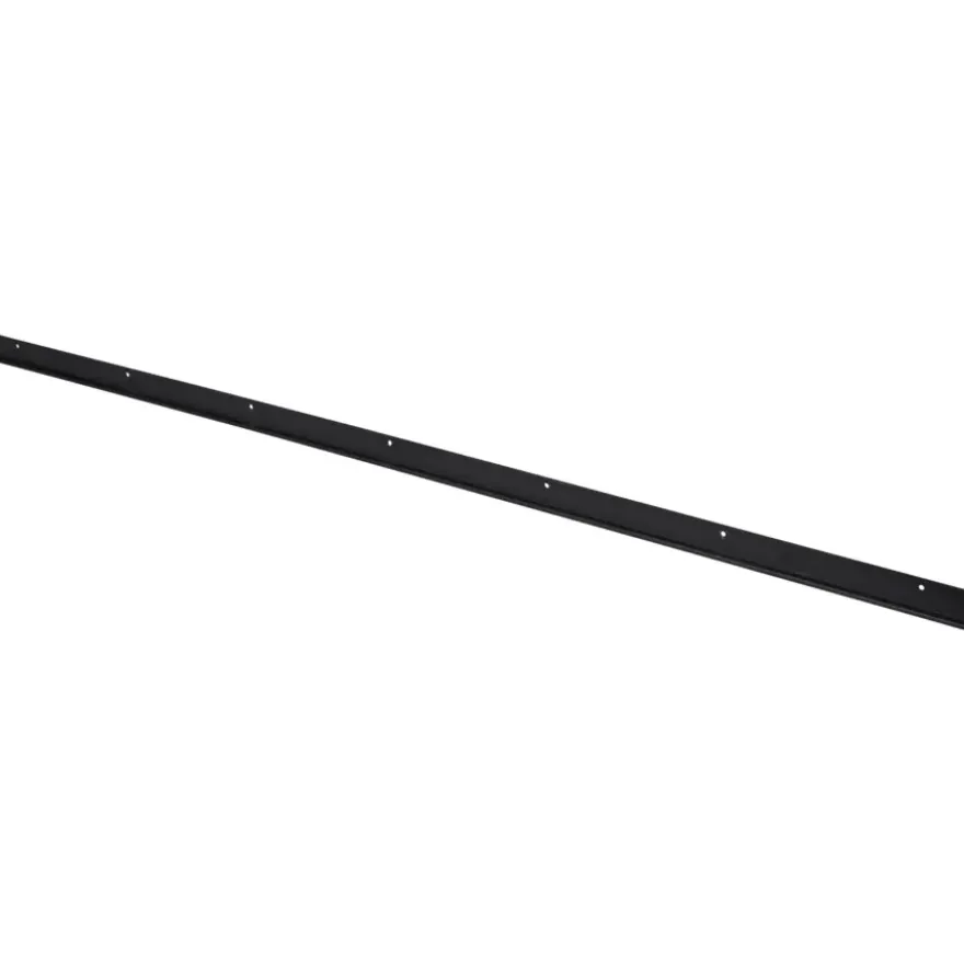 Duraline bovenrail zwart 130 cm t.b.v. Duraline opbergsysteem hangend