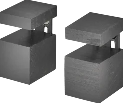 Duraline clip cube mini zwart 2 stuks