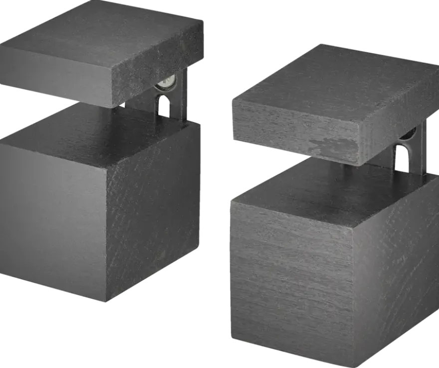 Duraline clip cube mini zwart 2 stuks