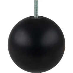 Duraline meubelpoot bol zwart Ø10 cm