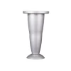 Duraline meubelpoot kunststof aluminium verstelbaar 12,8-13,8 cm