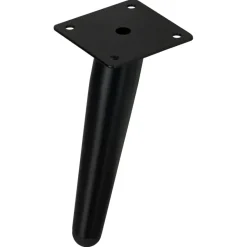 Duraline meubelpoot mat zwart 15 cm