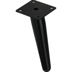 Duraline meubelpoot mat zwart 15 cm