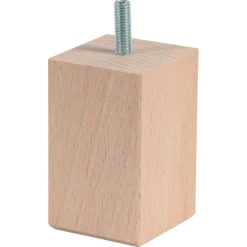 Duraline meubelpoot naturel beuken 5x5x8 cm