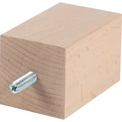 Duraline meubelpoot naturel beuken 5x5x8 cm