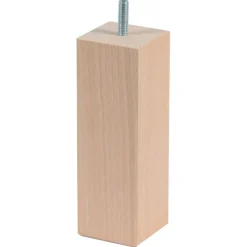 Duraline meubelpoot naturel beuken 5x5x15 cm