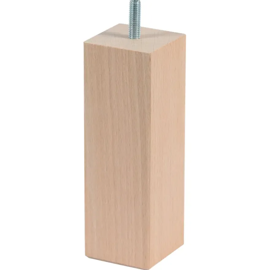 Duraline meubelpoot naturel beuken 5x5x15 cm