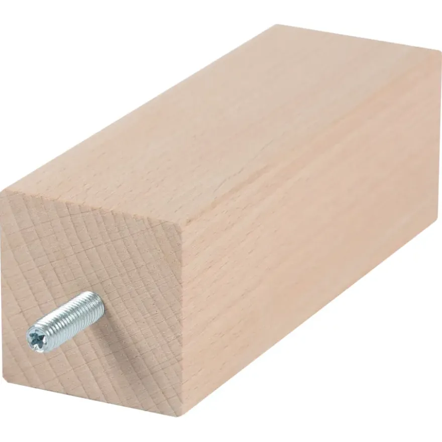 Duraline meubelpoot naturel beuken 5x5x15 cm
