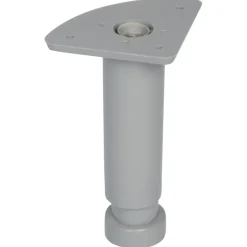 Duraline meubelpoot rond grijs Ø3,5x12x18 cm