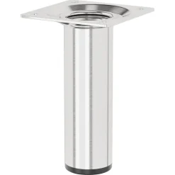 Duraline meubelpoot rond nikkel staal Ø3x10 cm