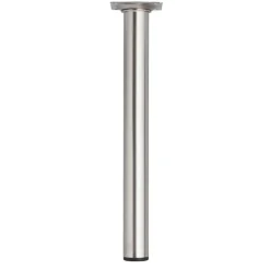 Duraline meubelpoot rond nikkel geborsteld Ø3x30 cm