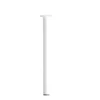 Duraline meubelpoot rond wit Ø3x40 cm
