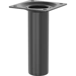 Duraline meubelpoot rond zwart Ø3x10 cm
